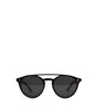 LIN Black Aviator Sunglasses | Color: Black - variant::smoke