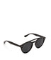 LIN Black Aviator Sunglasses | Color: Black - variant::smoke