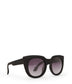 SAVA Black Cat-Eye Sunglasses | Color: Black - variant::black