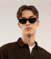 SHIBA Rectangle Sunglasses | Color: Brown - variant::brown