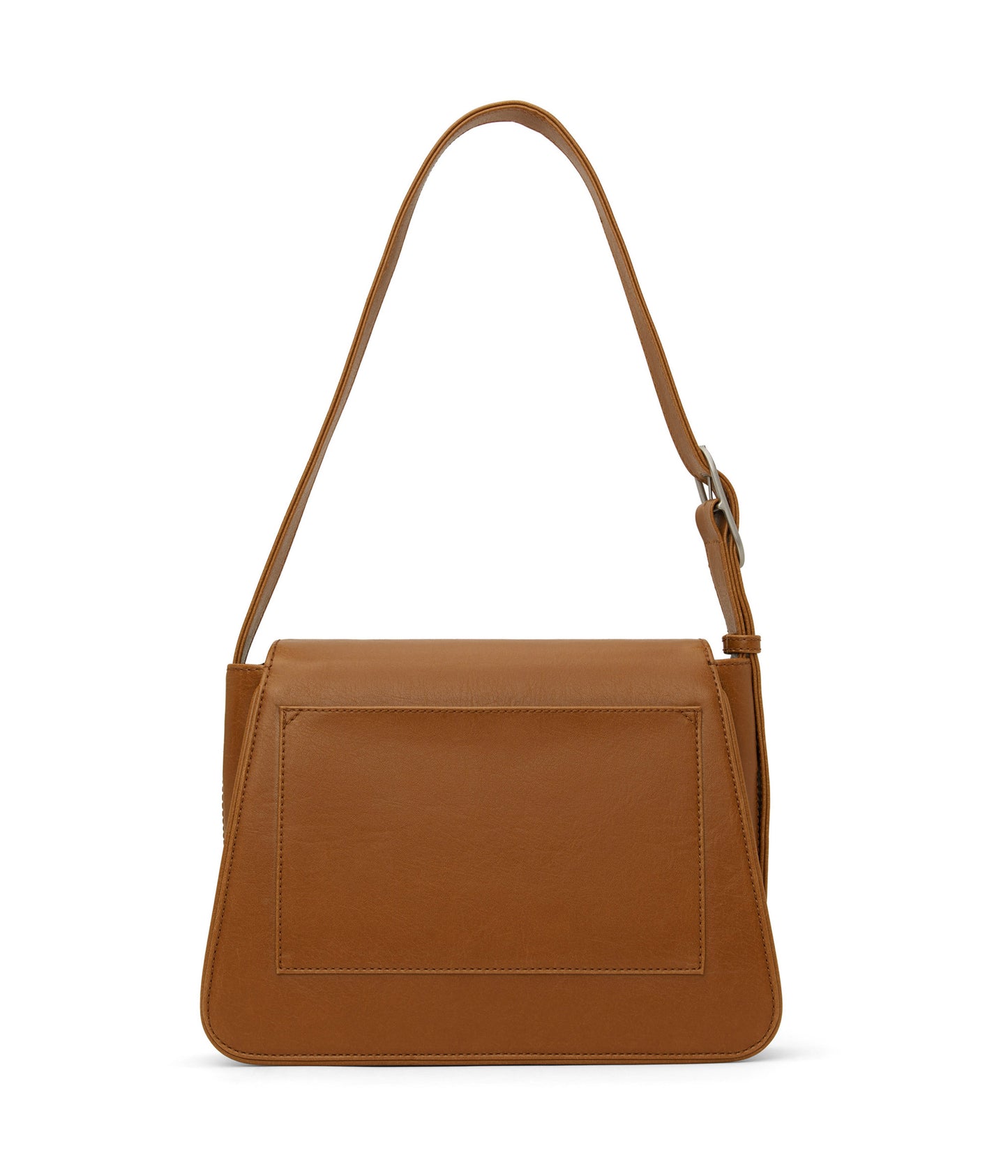 LEIA Vegan Shoulder Bag - Vintage | Color: Brown - variant::chili