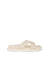 ALVERA Women's Vegan Flat Sandals | Color: White - variant::eggshell