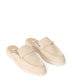 MULAN Women's Vegan Slip On Mules | Color: Beige - variant::ash