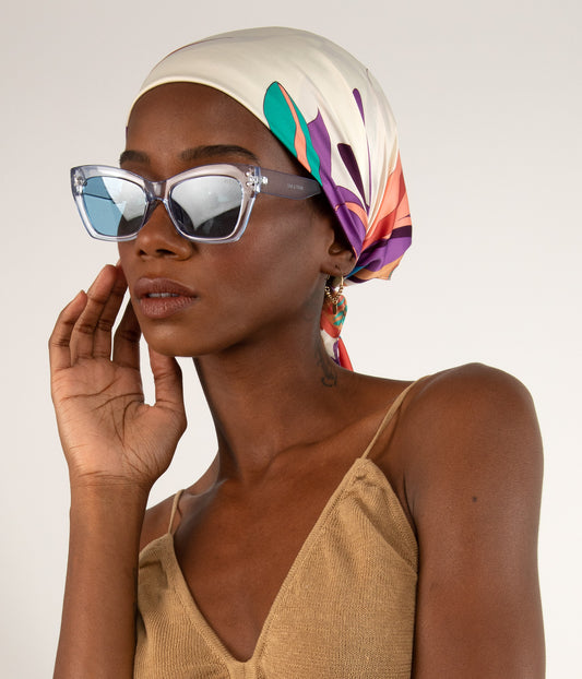 ISLA Blue Wayfarer Sunglasses | Color: Blue - variant::blue