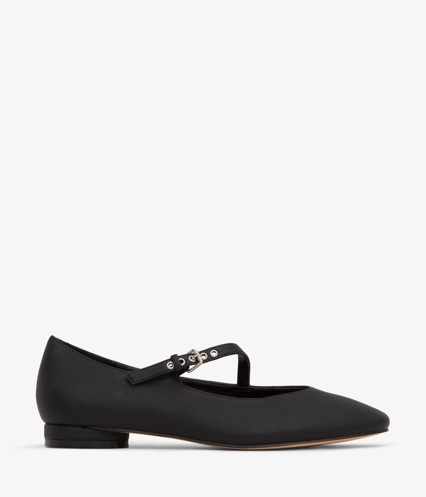 ANAIS Vegan Mary Jane Flats | Color: Black - variant::black