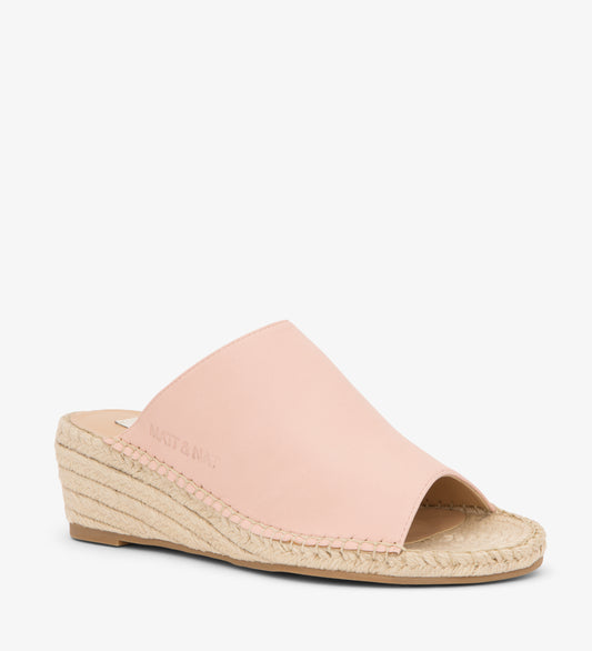 ALOE Vegan Low Heel Wedge Shoes | Color: Pink - variant::blossom