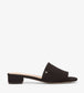 MANYA Vegan Suede Mules | Color: Black - variant::black