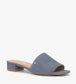 MANYA Vegan Suede Mules | Color: Blue - variant::sky