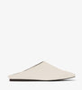 AROLA Vegan Square Toe Mule Shoes | Color: White - variant::white